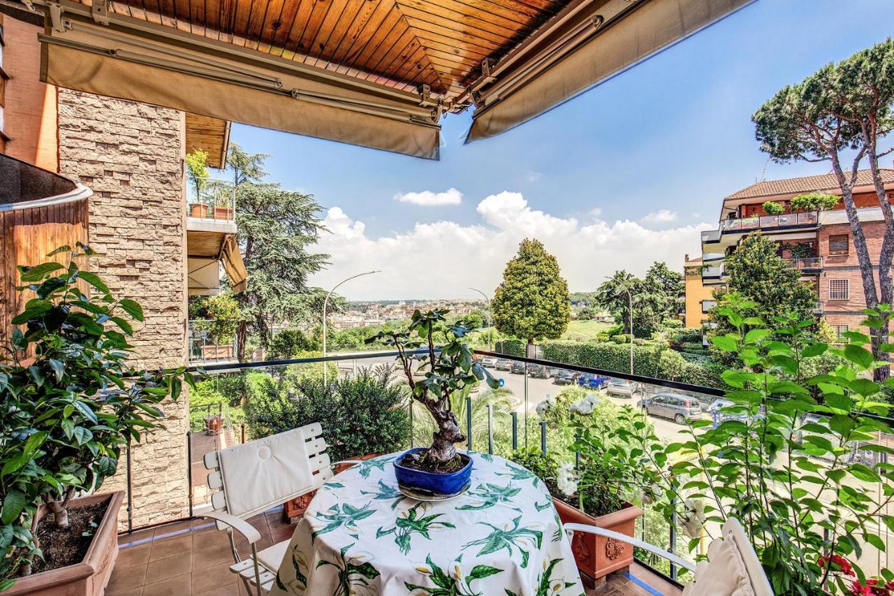 Terrazza Piccolomini: Elegant Apartment Stunning View Over Rome/St Peter'S Dome Exterior photo